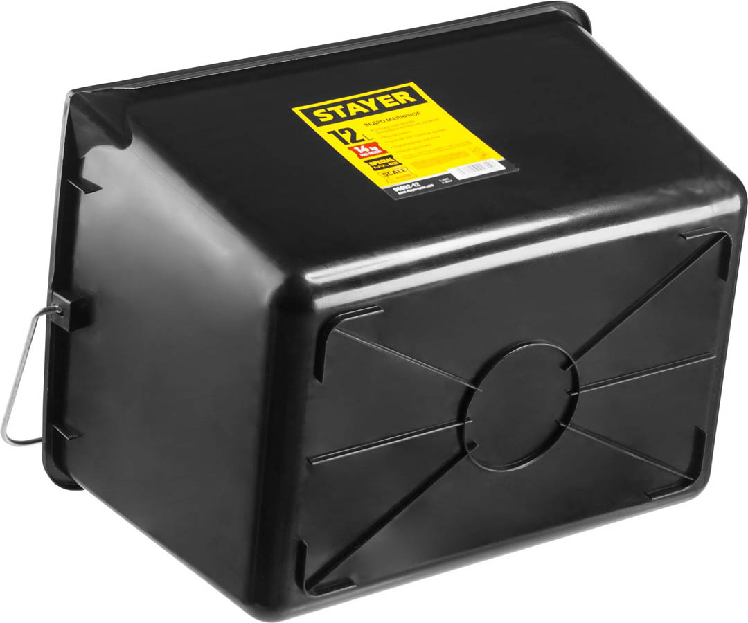 STAYER 12 л, 20x25x35 см, пластмассовое, ведро малярное 06092-12 купить по цене 410 ₽ в интернет магазине ТЕХСАД