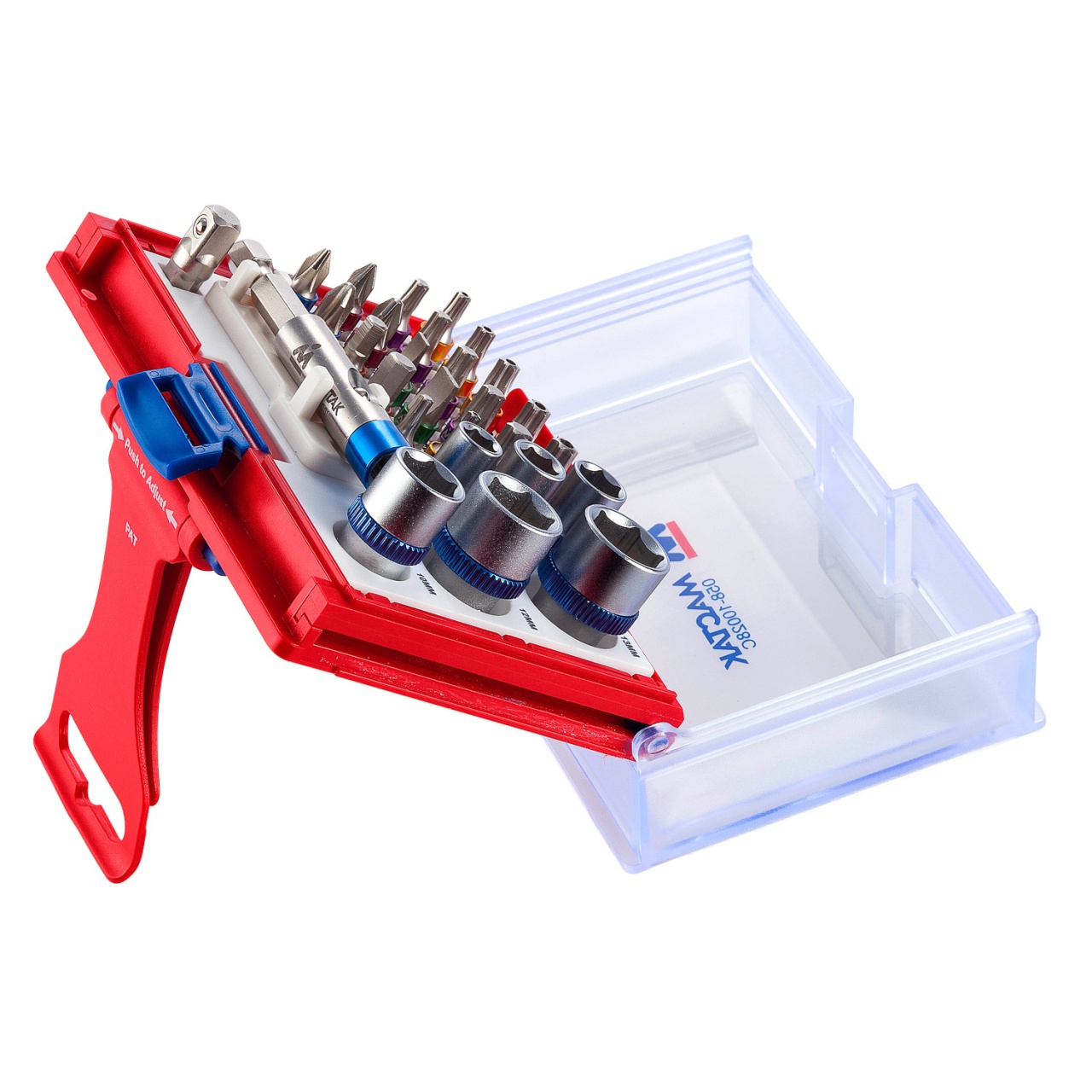 Набор вставок (бит) 1/4'', PH, PZ, Hex, Torx, Slotted, 28 предметов МАСТАК 058-10028C купить по цене 2 600 ₽ в интернет магазине ТЕХСАД