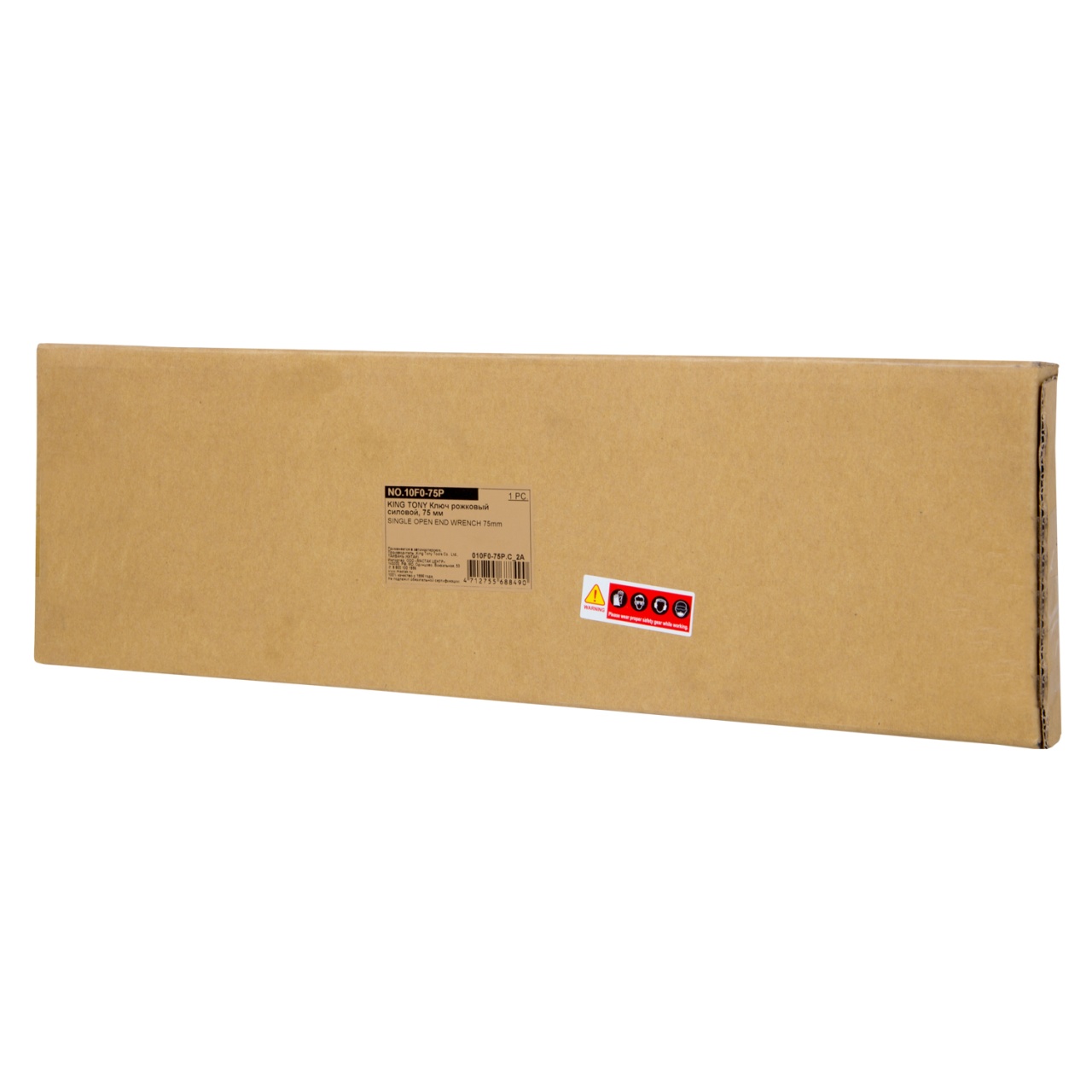 Ключ рожковый силовой, 75 мм KING TONY 10F0-75P купить по цене 8 990 ₽ в интернет магазине ТЕХСАД