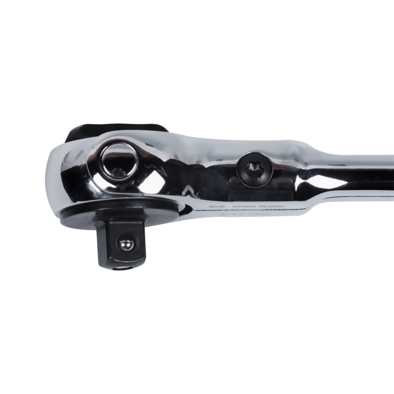 Трещотка 3/8'', 235 мм, 72 зубца, дисковый механизм, поворотная голова с кнопкой KING TONY 3752-09G купить по цене 3 430 ₽ в интернет магазине ТЕХСАД