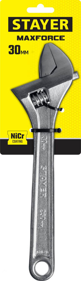 STAYER 250/30 мм, ключ разводной MAX-Force 2725-25_z01 купить по цене 790 ₽ в интернет магазине ТЕХСАД