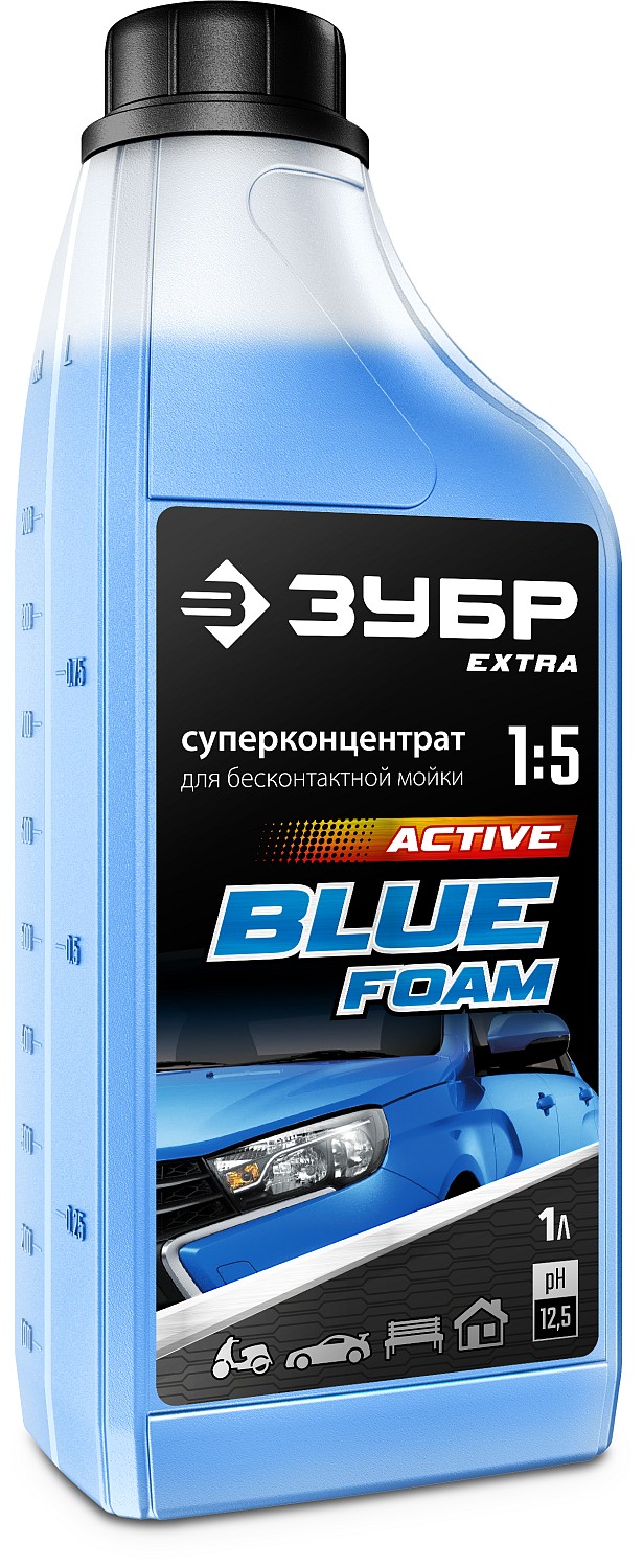 ЗУБР 1 л, концентрированный шампунь для минимоек универсальный EXTRA Active 70651-1 купить по цене 370 ₽ в интернет магазине ТЕХСАД