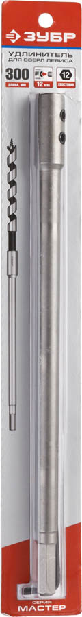 ЗУБР 300 мм, HEX 12.5 мм, удлинитель для сверл Левиса 2953-12-300 купить по цене 480 ₽ в интернет магазине ТЕХСАД