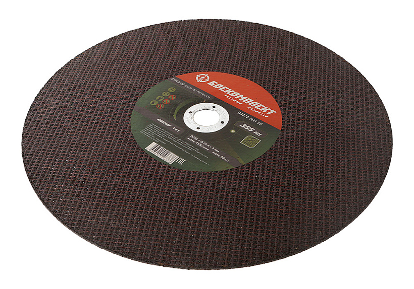 Отрезной диск по металлу БОЕКОМПЛЕКТ B9020-355-30 Отрезной диск по металлу БОЕКОМПЛЕКТ B9020-355-30 купить по цене 490 ₽ в интернет магазине ТЕХСАД