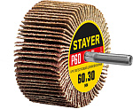 STAYER P60, 60х30 мм, круг шлифовальный лепестковый на шпильке 36608-060 купить по цене 205 ₽ в интернет магазине ТЕХСАД