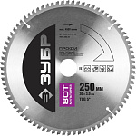 ЗУБР Ø 250 х 32 мм, 80T, диск пильный по алюминию, пластику 36853-250-32-80 Профессионал купить по цене 1 691 ₽ в интернет магазине ТЕХСАД