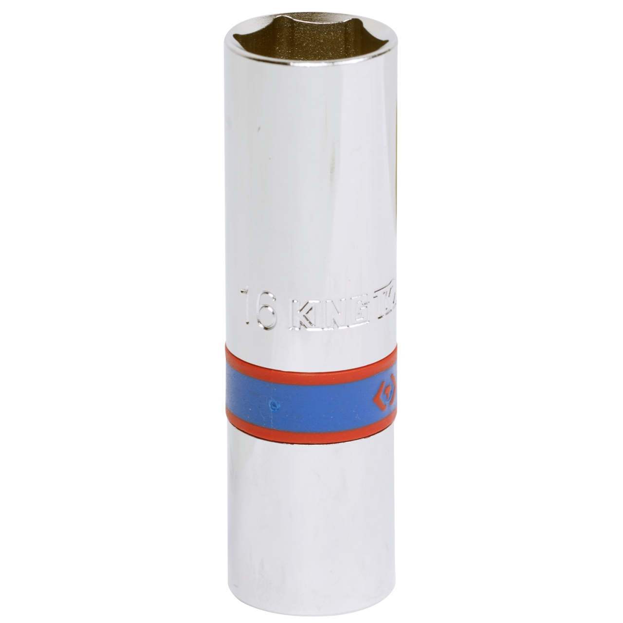 Головка свечная шестигранная 1/2'', 16 мм, L = 70 мм, резиновый фиксатор KING TONY 463516R купить по цене 290 ₽ в интернет магазине ТЕХСАД