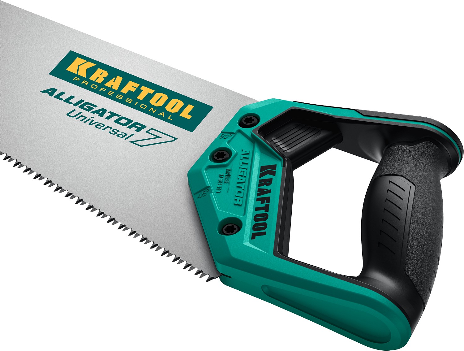 KRAFTOOL 7 TPI, 450 мм, ножовка универсальная Alligator Universal 7 15004-45_z01 купить по цене 1 320 ₽ в интернет магазине ТЕХСАД