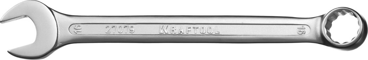 KRAFTOOL 16 мм, Cr-V сталь, хромированный, гаечный ключ комбинированный 27079-16 KRAFTOOL 16 мм, Cr-V сталь, хромированный, гаечный ключ комбинированный 27079-16 купить по цене 175 ₽ в интернет магазине ТЕХСАД