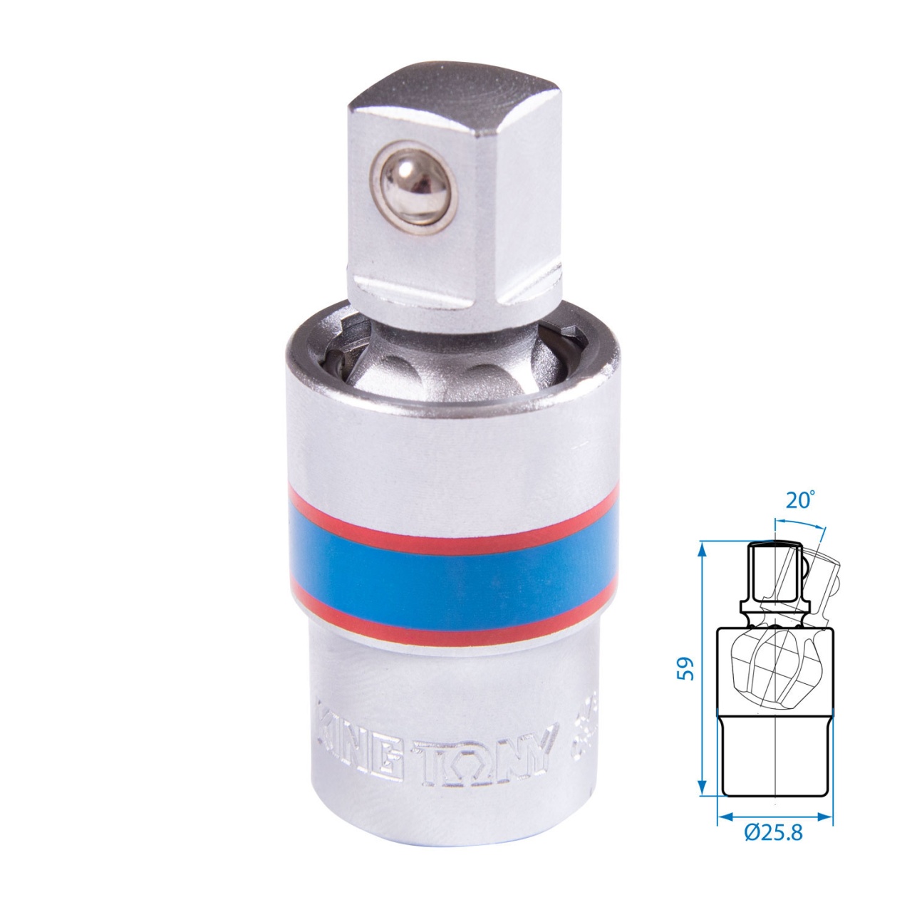 Кардан 1/2'', шаровый KING TONY 4793 купить по цене 710 ₽ в интернет магазине ТЕХСАД