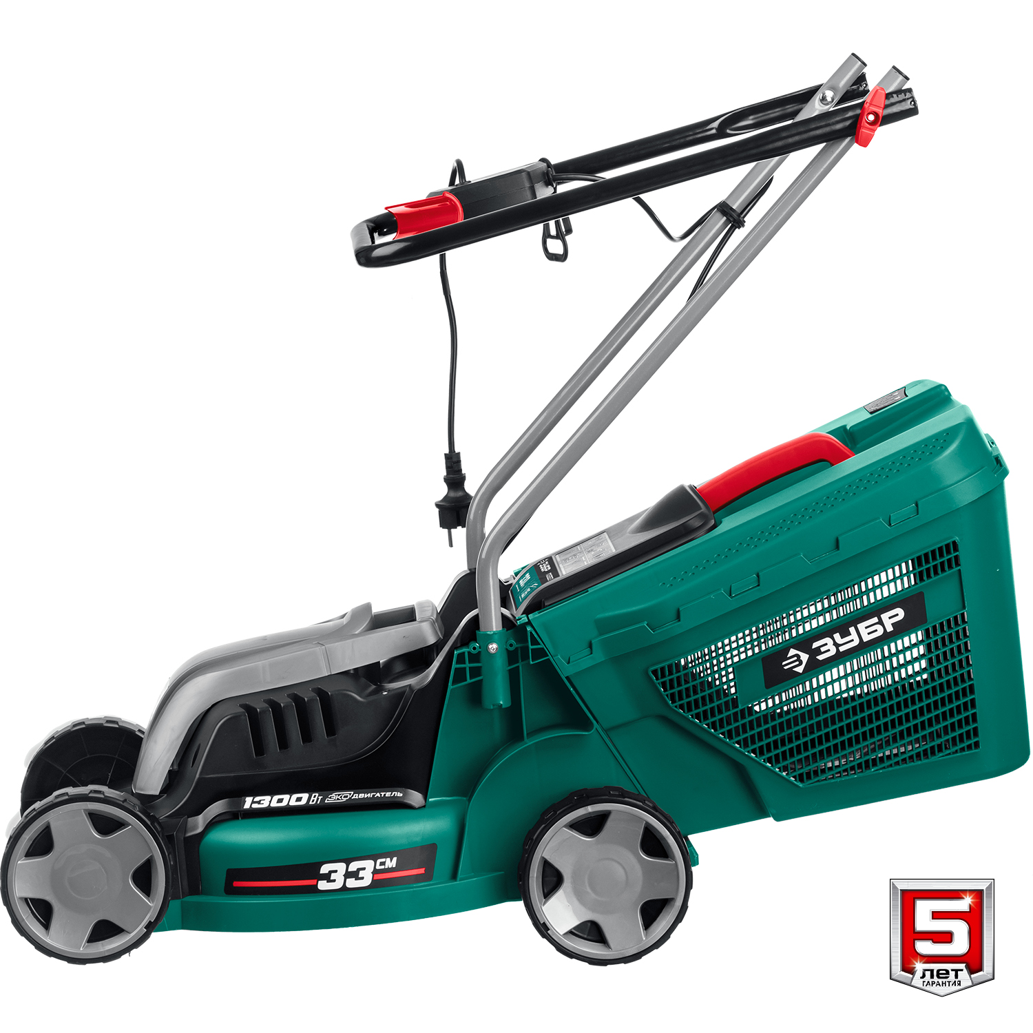 ЗУБР 1300 Вт, 330 мм, газонокосилка сетевая ГС-33-1310 Мастер купить по цене 10&nbsp;020 ₽ в интернет магазине ТЕХСАД