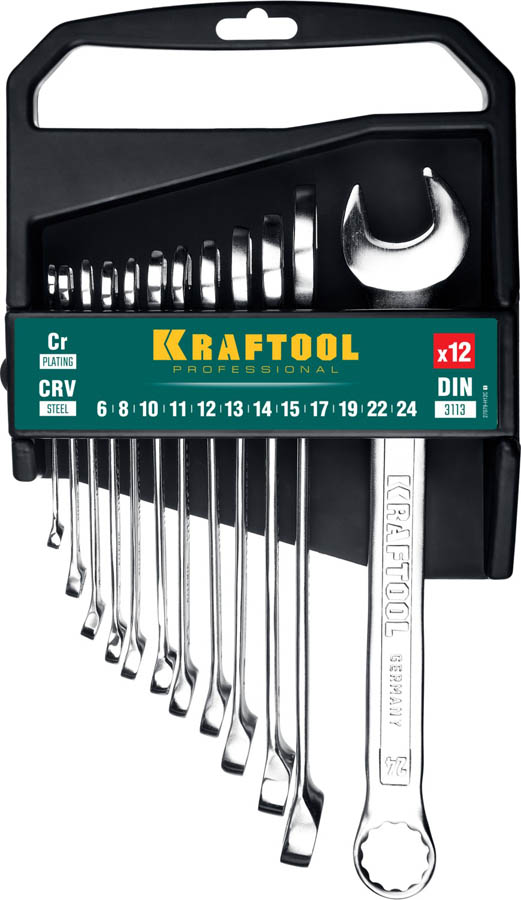 KRAFTOOL 12 шт, 6 - 24 мм, набор комбинированных гаечных ключей 27079-H12C_z01 KRAFTOOL 12 шт, 6 - 24 мм, набор комбинированных гаечных ключей 27079-H12C_z01 купить по цене 2 940 ₽ в интернет магазине ТЕХСАД