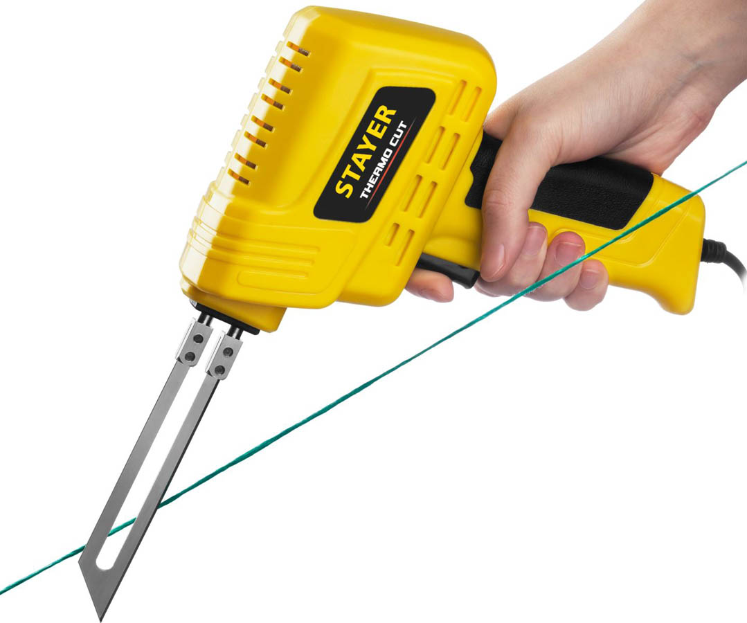STAYER 220 В, 75Вт, 2 ножа, прибор для резки монтажной пены Thermo Cut 45255-H2 купить по цене 5&nbsp;450 ₽ в интернет магазине ТЕХСАД