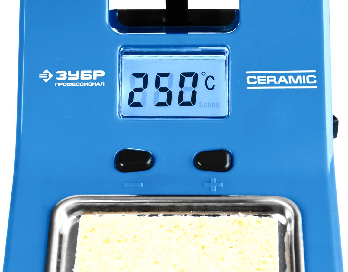 ЗУБР 160-550°C, 48 Вт, жк дисплей, паяльная станция цифровая 55334 Профессионал купить по цене 2 920 ₽ в интернет магазине ТЕХСАД