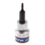 Насадка (бита) торцевая 3/8'', Torx, T8, L = 50 мм, с отверстием KING TONY 302708 купить по цене 200 ₽ в интернет магазине ТЕХСАД