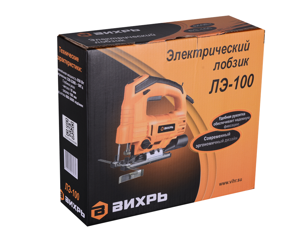 Электролобзик ВИХРЬ ЛЭ-100 купить по цене 3&nbsp;951 ₽ в интернет магазине ТЕХСАД