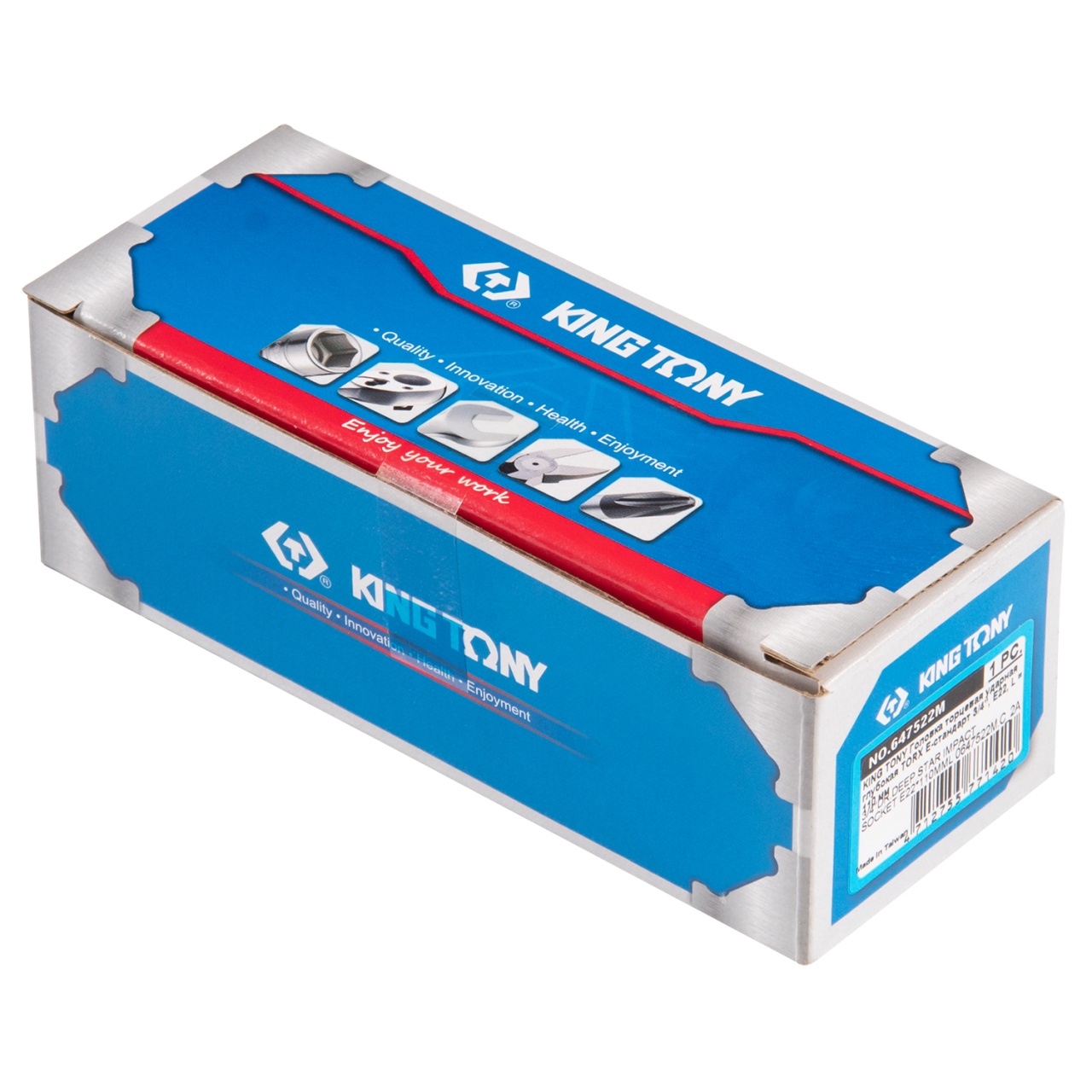 Головка торцевая ударная глубокая TORX Е-стандарт 3/4'', E22, L = 110 мм KING TONY 647522M купить по цене 2&nbsp;390 ₽ в интернет магазине ТЕХСАД