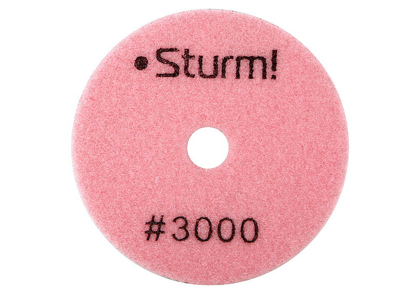 Круг шлифовальный гибкий Sturm! 9012-D100-3000 купить по цене 440 ₽ в интернет магазине ТЕХСАД