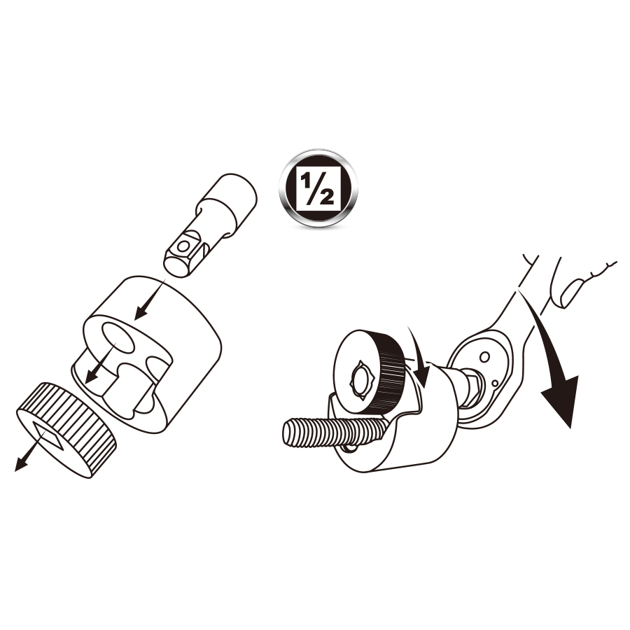 Шпильковерт, 6-19 мм, эксцентриковый KING TONY 9TD404-0619M купить по цене 2 840 ₽ в интернет магазине ТЕХСАД
