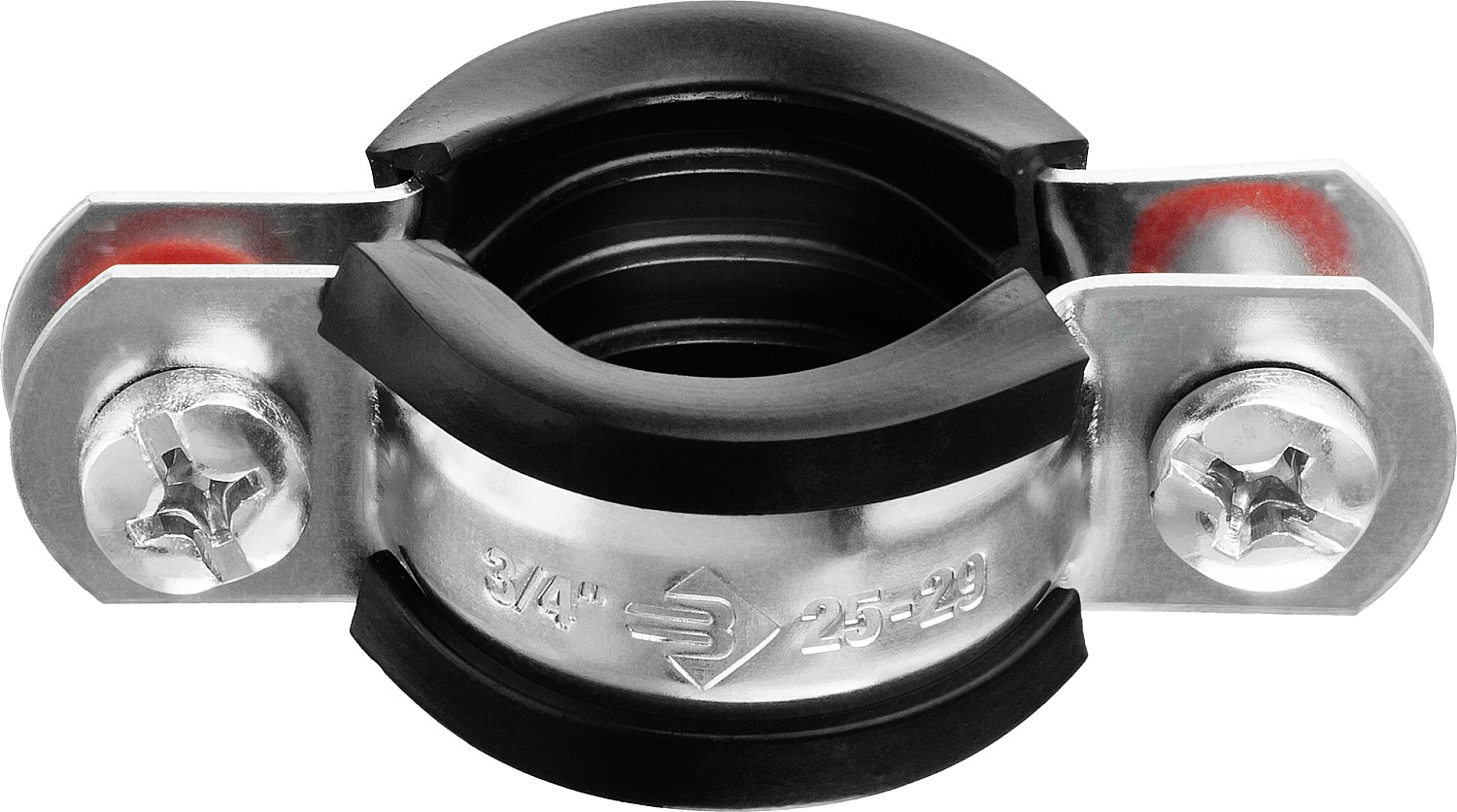 ЗУБР 9 шт., 3/4'', оцинкованный, хомут трубный с гайкой 37850-25-29 Мастер купить по цене 410 ₽ в интернет магазине ТЕХСАД