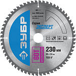 ЗУБР Ø 230 х Ø 30 мм, 60T, диск пильный по алюминию, ламинату 36907-230-30-60 купить по цене 1 950 ₽ в интернет магазине ТЕХСАД