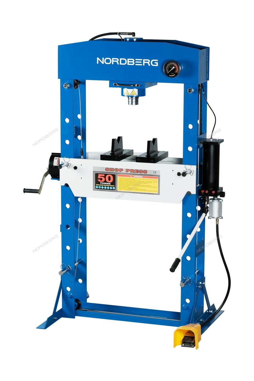 Пресс напольный 50 т, гидравлический NORDBERG N3650A купить по цене 211 424 ₽ в интернет магазине ТЕХСАД