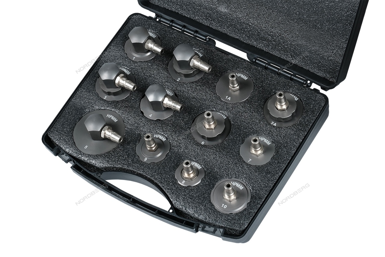 Установка для замены тормозной жидкости, 5 л, 220 В, комплект крышек адаптеров NORDBERG BC6 купить по цене 49 604 ₽ в интернет магазине ТЕХСАД