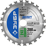 ЗУБР Ø 200 x 32 мм, 24T, диск пильный по дереву ''Быстрый рез'' 36901-200-32-24 купить по цене 1 034 ₽ в интернет магазине ТЕХСАД