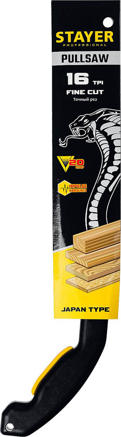 STAYER 16 TPI, 300 мм, ножовка (пила) Cobra PullSaw 15088 Professional купить по цене 720 ₽ в интернет магазине ТЕХСАД