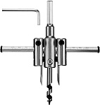 ЗУБР  30-120 мм, глубина реза 30 мм, сверло по дереву регулируемое 29440-120 купить по цене 830 ₽ в интернет магазине ТЕХСАД