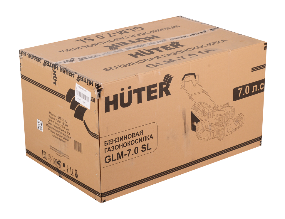 Газонокосилка бензиновая Huter GLM-7.0 SL купить по цене 44&nbsp;090 ₽ в интернет магазине ТЕХСАД
