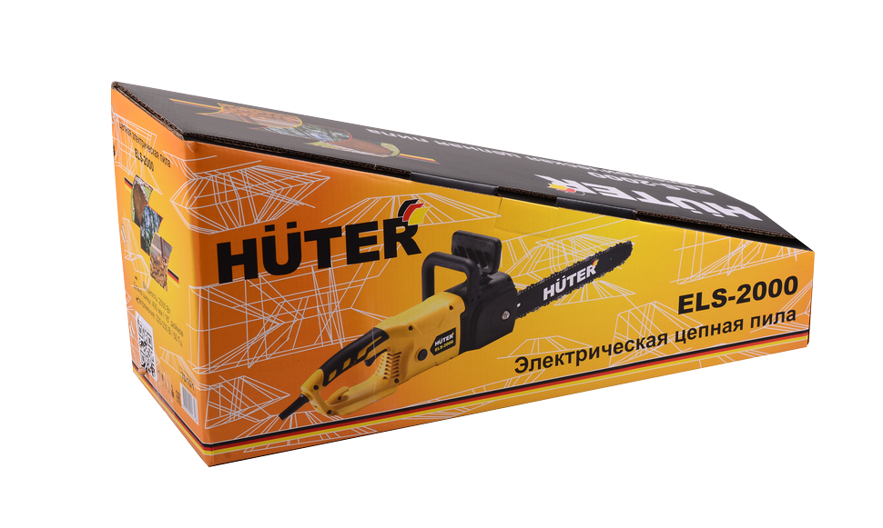 Электропила HUTER ELS-2000 купить по цене 7&nbsp;371 ₽ в интернет магазине ТЕХСАД