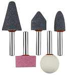 ЗУБР 5 шт., хвостовик Ø 6 мм, набор, абразивные мини-шарошки насадки 35994-H5 купить по цене 316 ₽ в интернет магазине ТЕХСАД