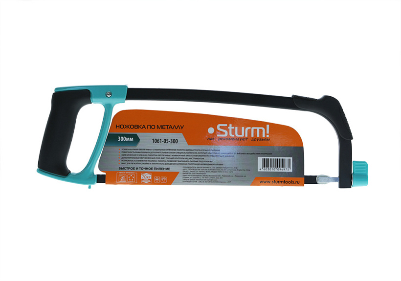 Ножовка по металлу Sturm! 1061-05-300 купить по цене 620 ₽ в интернет магазине ТЕХСАД