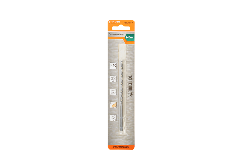 Сверло по металлу Sturm! 1055-042-119L купить по цене 50 ₽ в интернет магазине ТЕХСАД