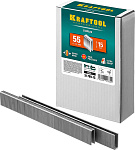 KRAFTOOL скобы тип 55, 15 мм, скобы для степлера узкие 31789-15 купить по цене 1 370 ₽ в интернет магазине ТЕХСАД