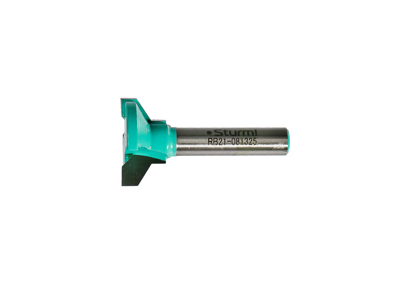 RB21-081325 Фреза пазовая Т-образная DxHxL 25,4x12,7x47,7 мм, хв.8 Sturm! купить по цене 790 ₽ в интернет магазине ТЕХСАД
