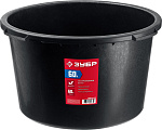 ЗУБР 60 л, ударопрочный пластик, таз строительный круглый 06095-65_z03 купить по цене 680 ₽ в интернет магазине ТЕХСАД