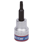 Насадка (бита) торцевая 1/2'', Torx, T20, L = 60 мм KING TONY 402320 купить по цене 410 ₽ в интернет магазине ТЕХСАД