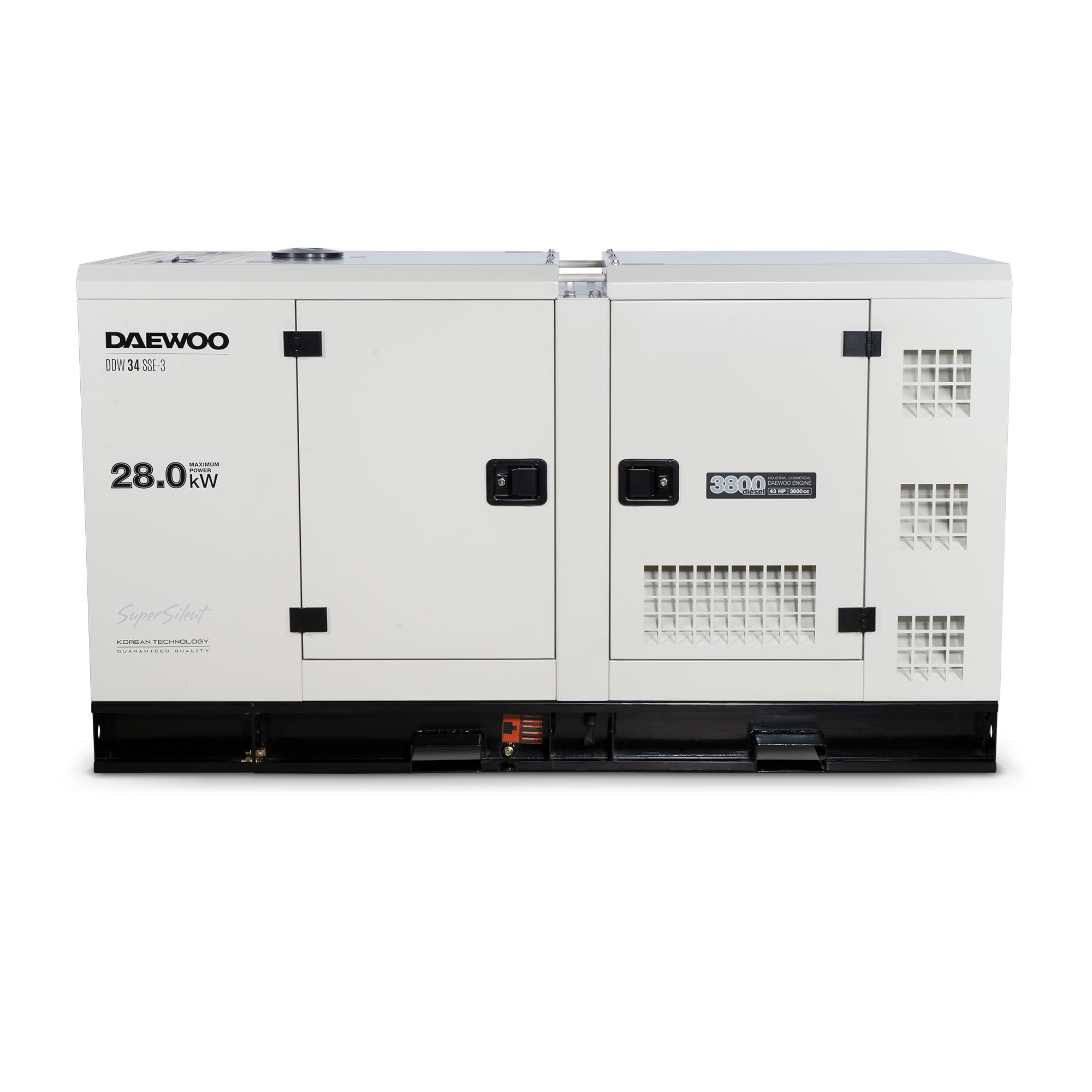 Дизельный генератор DAEWOO DDW 34 SSE-3 купить по цене 949 990 ₽ в интернет магазине ТЕХСАД