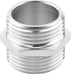 ЗУБР 1'', никелированная латунь, ниппель бочонок ЭКСПЕРТ 51232-1 купить по цене 177 ₽ в интернет магазине ТЕХСАД