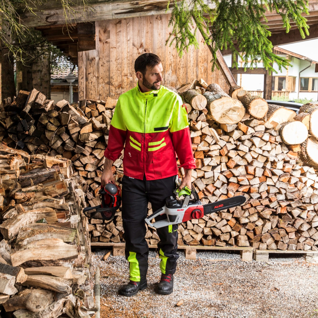 Цепная пила аккумуляторная AL-KO Energy Flex CS 4030 с аккумулятором и ЗУ купить по цене 13&nbsp;492 ₽ в интернет магазине ТЕХСАД