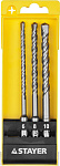 STAYER 3 шт: 6, 8, 10 мм, SDS-plus, набор буров 29250-H3 STAYER 3 шт: 6, 8, 10 мм, SDS-plus, набор буров 29250-H3 купить по цене 272 ₽ в интернет магазине ТЕХСАД