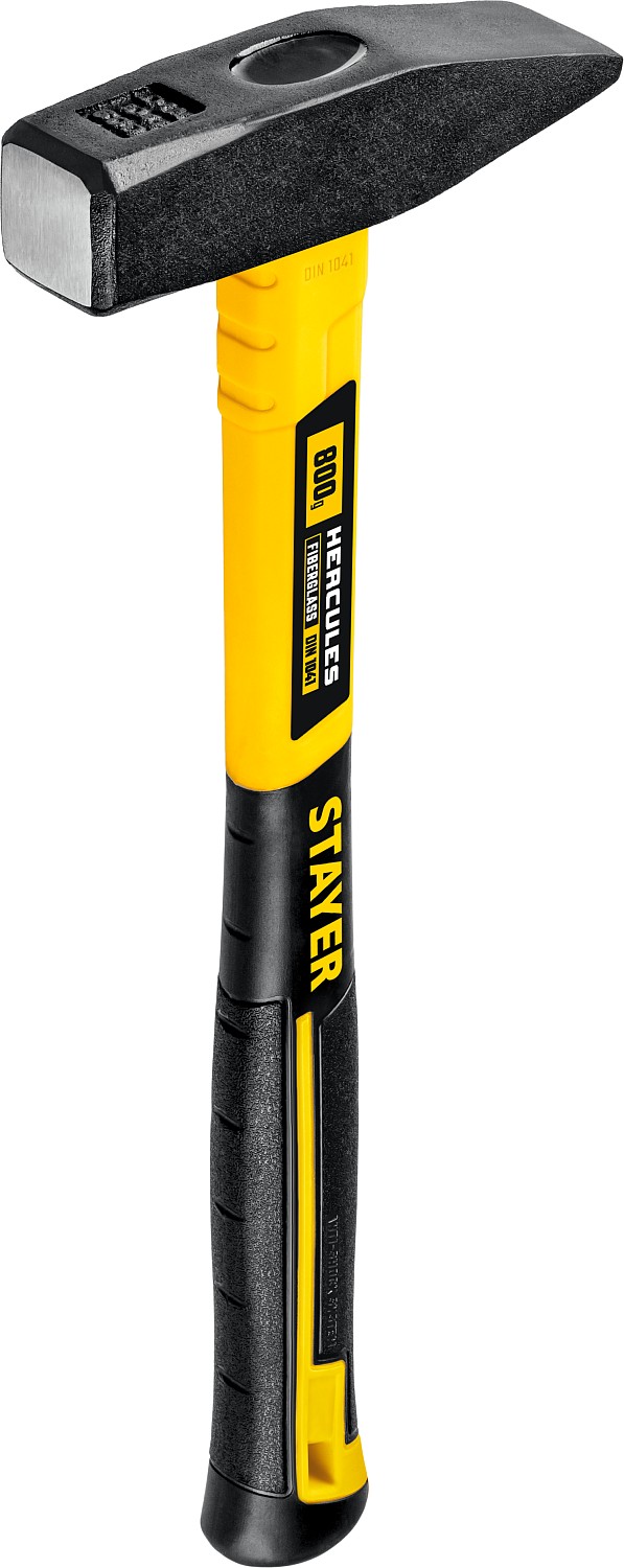 STAYER 800 г, с фиберглассовой рукояткой, молоток слесарный Hercules 20050-08_z02 купить по цене 840 ₽ в интернет магазине ТЕХСАД