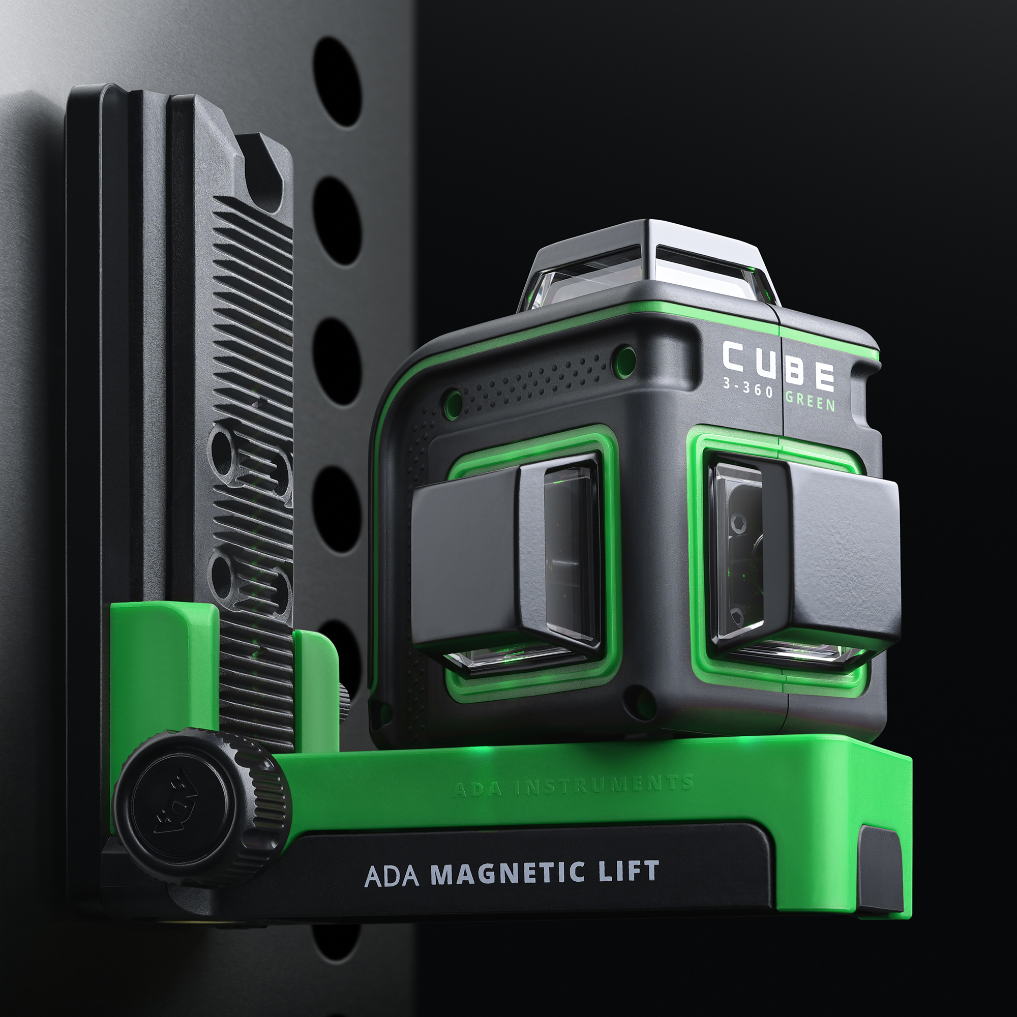 Лазерный уровень ADA CUBE 3-360 GREEN BASIC EDITION купить по цене 19&nbsp;990 ₽ в интернет магазине ТЕХСАД