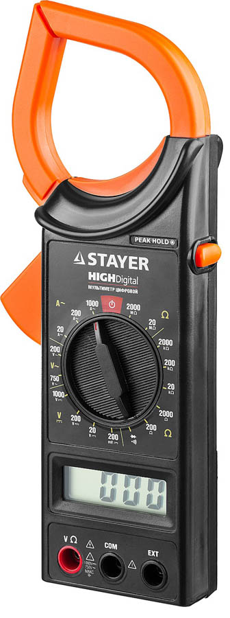 STAYER токоизмерительные клещи HIGHDigital 59820 купить по цене 2 000 ₽ в интернет магазине ТЕХСАД