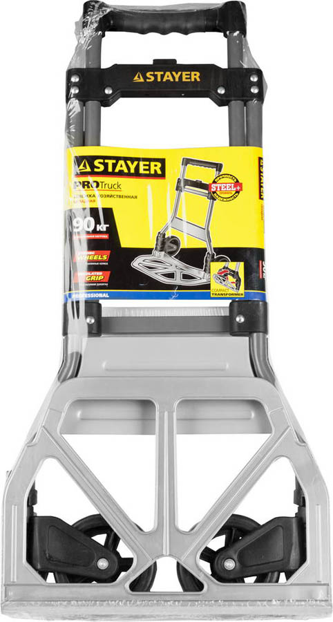STAYER максимальная нагрузка 90 кг, раскладная, тележка хозяйственная 38755-90 купить по цене 6 080 ₽ в интернет магазине ТЕХСАД