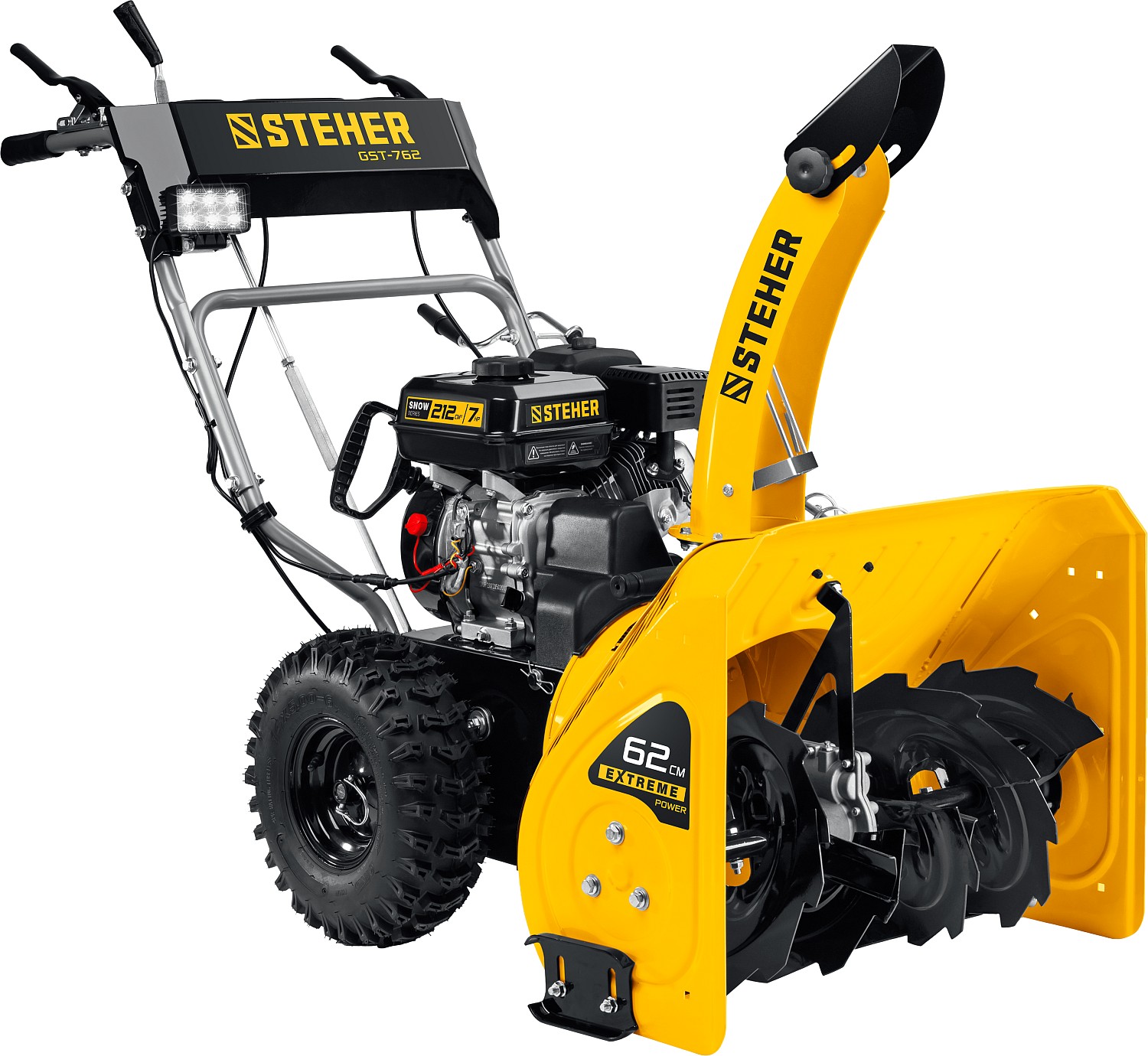 STEHER 62 см, снегоуборщик бензиновый EXTREM GST-762 купить по цене 71 630 ₽ в интернет магазине ТЕХСАД