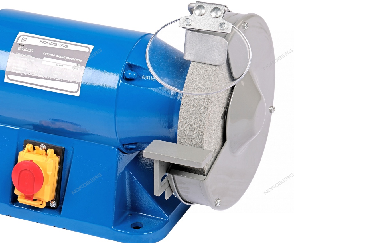 Настольная шлифовальная машина (точило) 1900 Вт, с шлифовальной лентой NORDBERG EG2009T купить по цене 27&nbsp;783 ₽ в интернет магазине ТЕХСАД