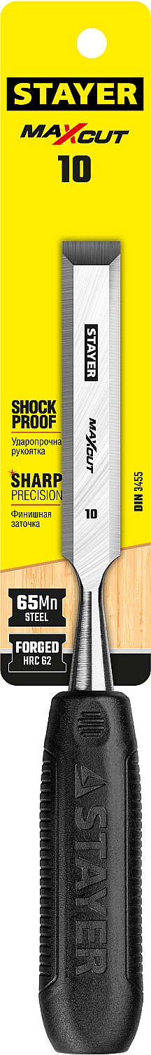 STAYER 10 мм, с плоской пластмассовой ручкой, стамеска 1820-10_z01 STAYER 10 мм, с плоской пластмассовой ручкой, стамеска 1820-10_z01 купить по цене 420 ₽ в интернет магазине ТЕХСАД